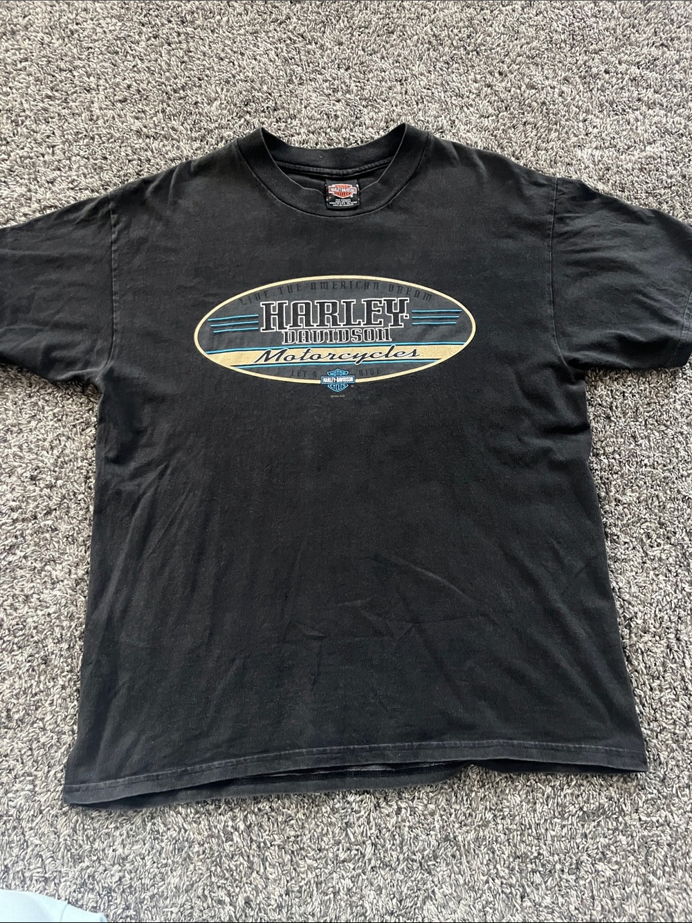 Harley-Davidson Black Short Sleeve Tee with Winchester Virginia